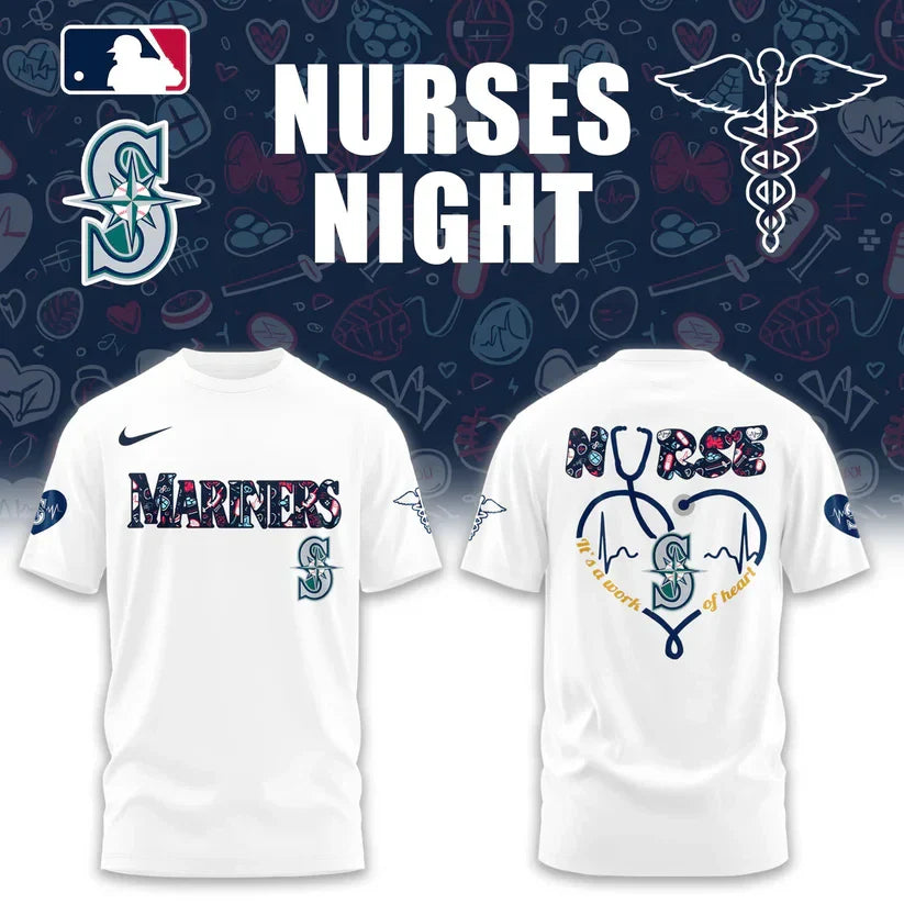 Limited Edition Seattle Mariners Nurses Appreciation 2025 Shirt