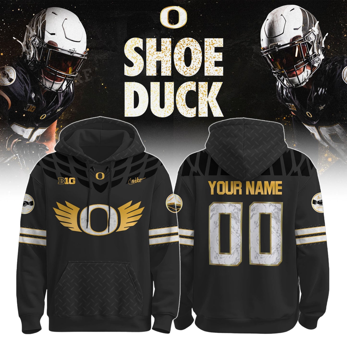 Oregon Ducks ShoeDuck Anthracite