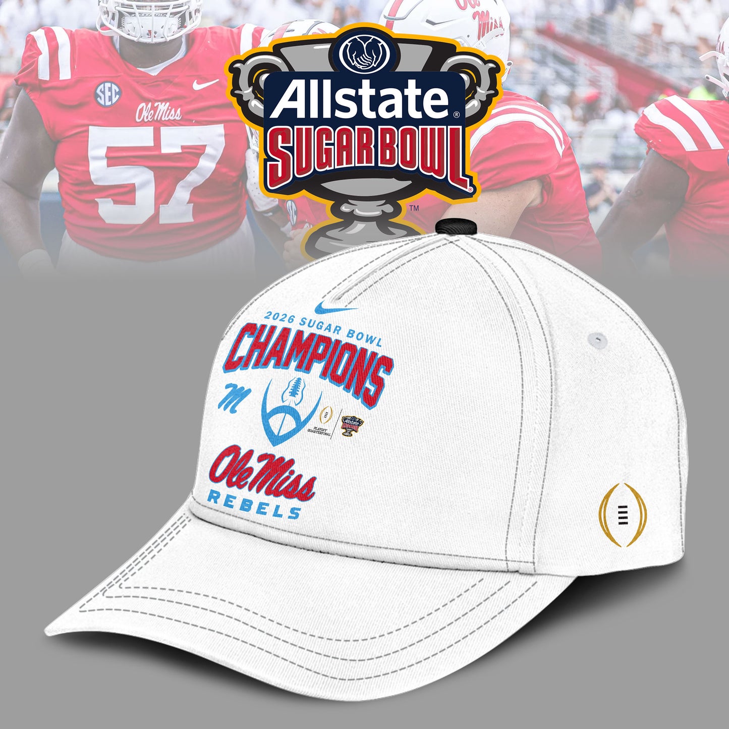 Ole Miss Rebels 2026 Football Sugar Bowl Champions Limited Edition Shirt