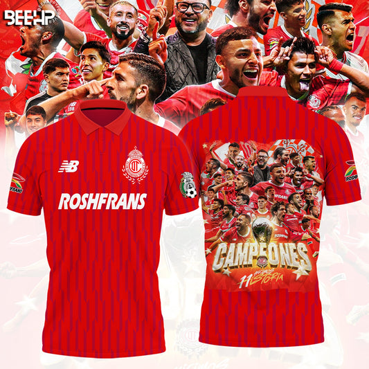 Toluca FC Campeón 2025 Liga MX Polo