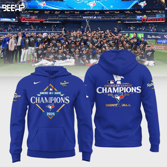 Toronto Blue Jay 2025 American League Champions Hoodie