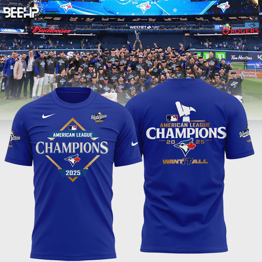 Toronto Blue Jay 2025 American League Champions T-Shirt
