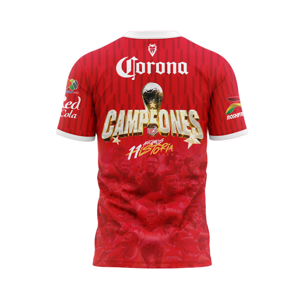 Toluca FC Campeón 2025 Liga MX T-Shirt