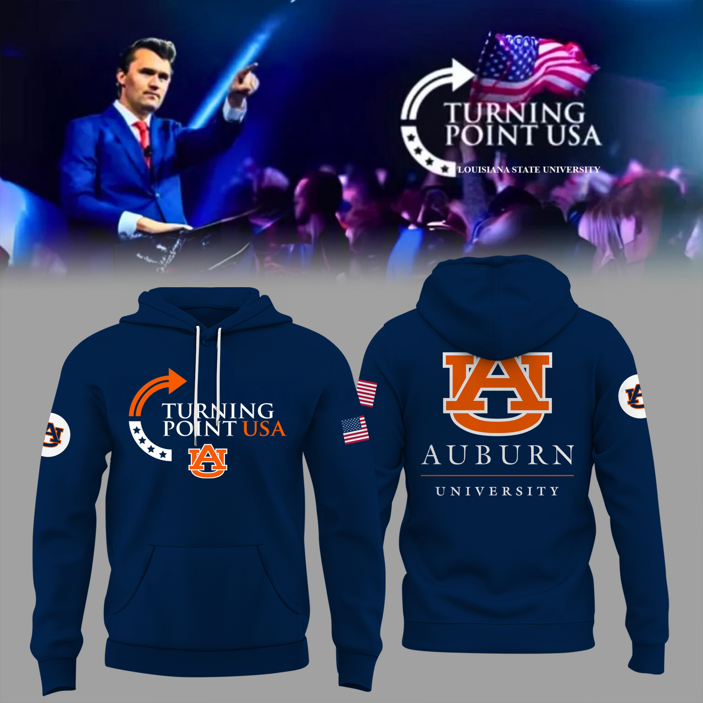 Limited Edition Auburn University x Turning Point USA Hoodie