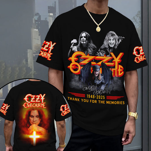 Ozzy Osbourne 3D T-Shirt - Thank You For The Memories