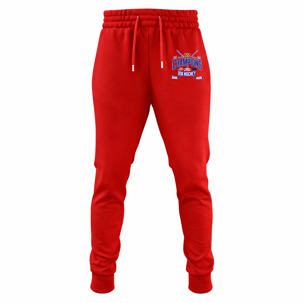 , Team USA 2026 Olympic Men’s Ice Hockey Champions Sweatshirt Limited Edition Red