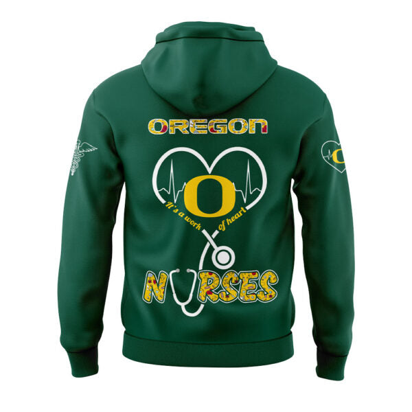 Oregon Ducks Football NURSES NIGHT 2.0.2.5 Hoodie