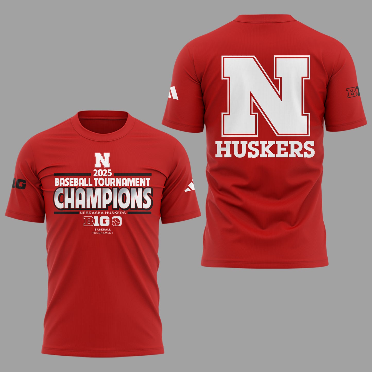 Nebraska Baseball x B1G Tourney Championship T-Shirt