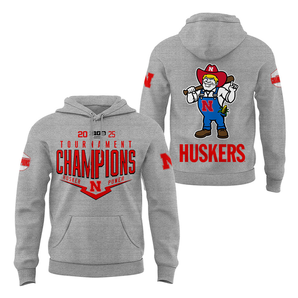 Nebraska Baseball x B1G Tourney Championship Hoodie