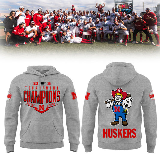 Nebraska Baseball x B1G Tourney Championship Hoodie