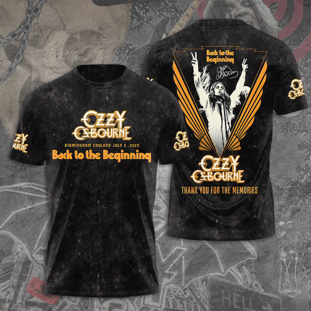 Ozzy Osbourne 3D T-Shirt - Thank You For The Memories