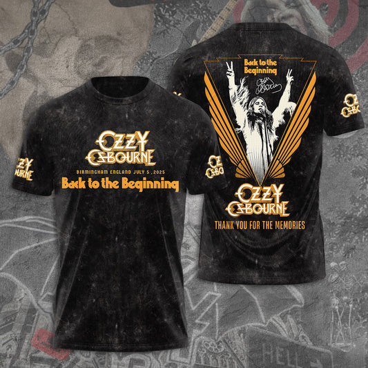 Ozzy Osbourne 3D T-Shirt - Thank You For The Memories