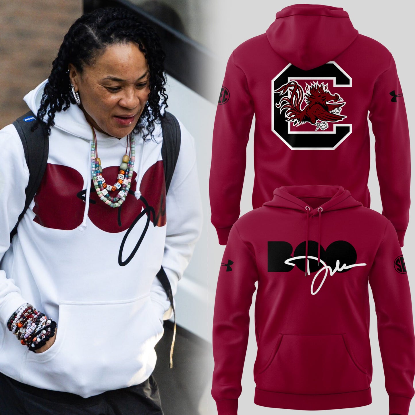 Limited Edition Dawn Staley BOO Hoodie-PU26021715