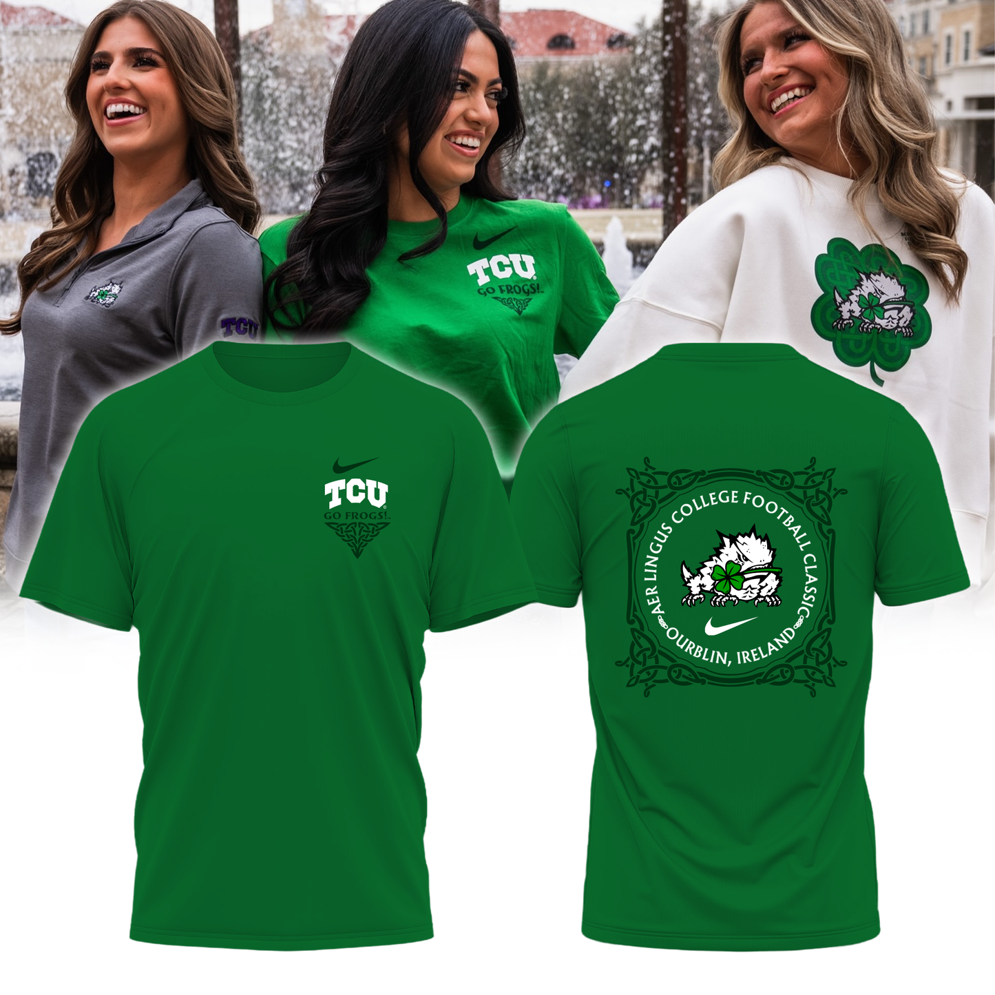 TCU Horned Frogs Ireland T-Shirt - Limited Edition