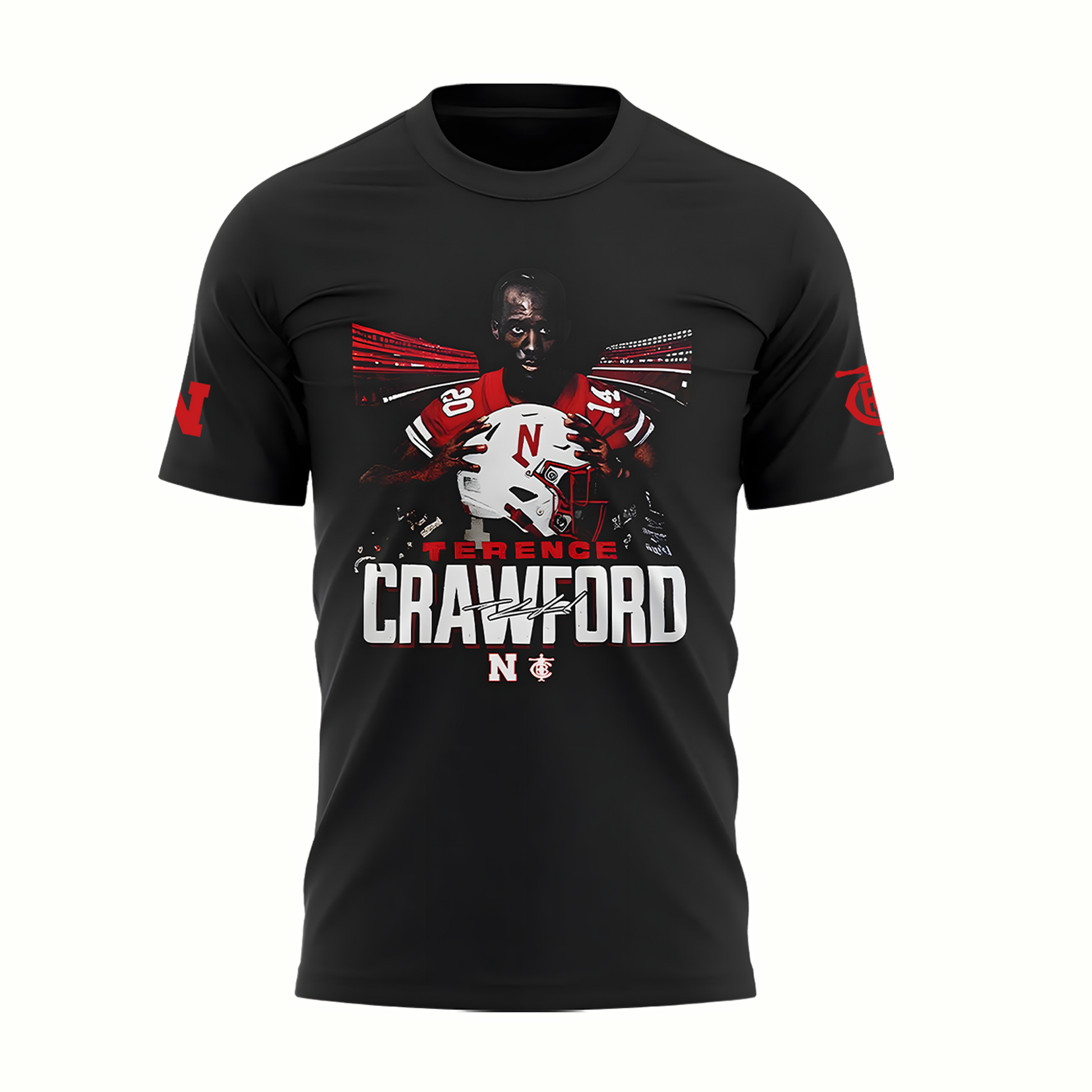 Exclusive Version Nebraska Football x Crawford T-Shirt 2025