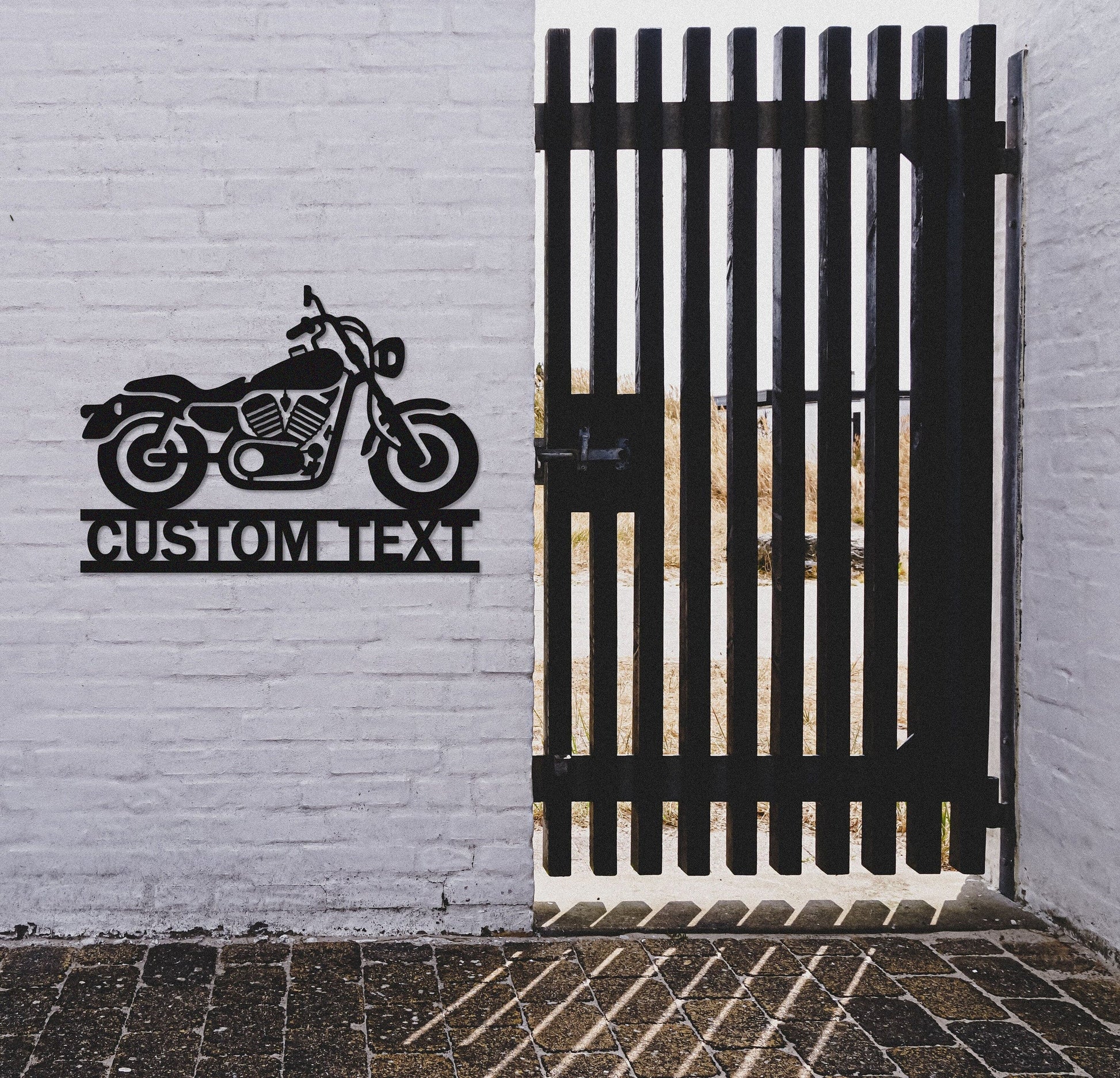 Personalized Motorcycle Metal Sign, Custom Motorcross Metal Art, Metal Garage Sign, Men Cave Sign, Fathers Day Gift, Motor Bike Gift, Biker Name