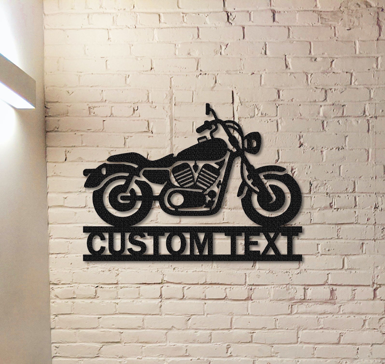 Personalized Motorcycle Metal Sign, Custom Motorcross Metal Art, Metal Garage Sign, Men Cave Sign, Fathers Day Gift, Motor Bike Gift, Biker Name