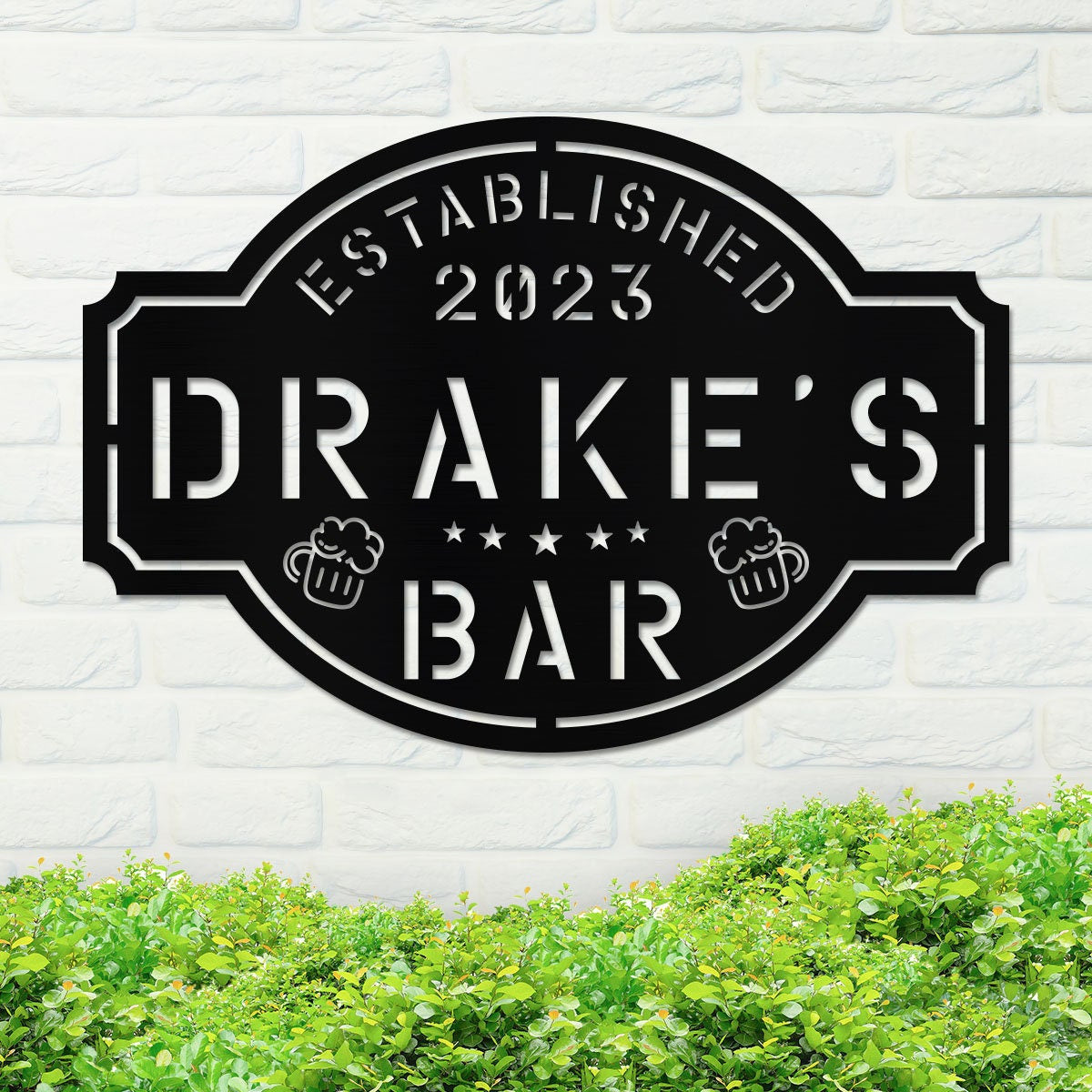 Metal Kitchen Sign, Metal Bar Sign, Custom Metal Sign, Home Decor Sign, Metal Kitchen Decor Sign, Housewarming Gift Idea, Custom Name Sign