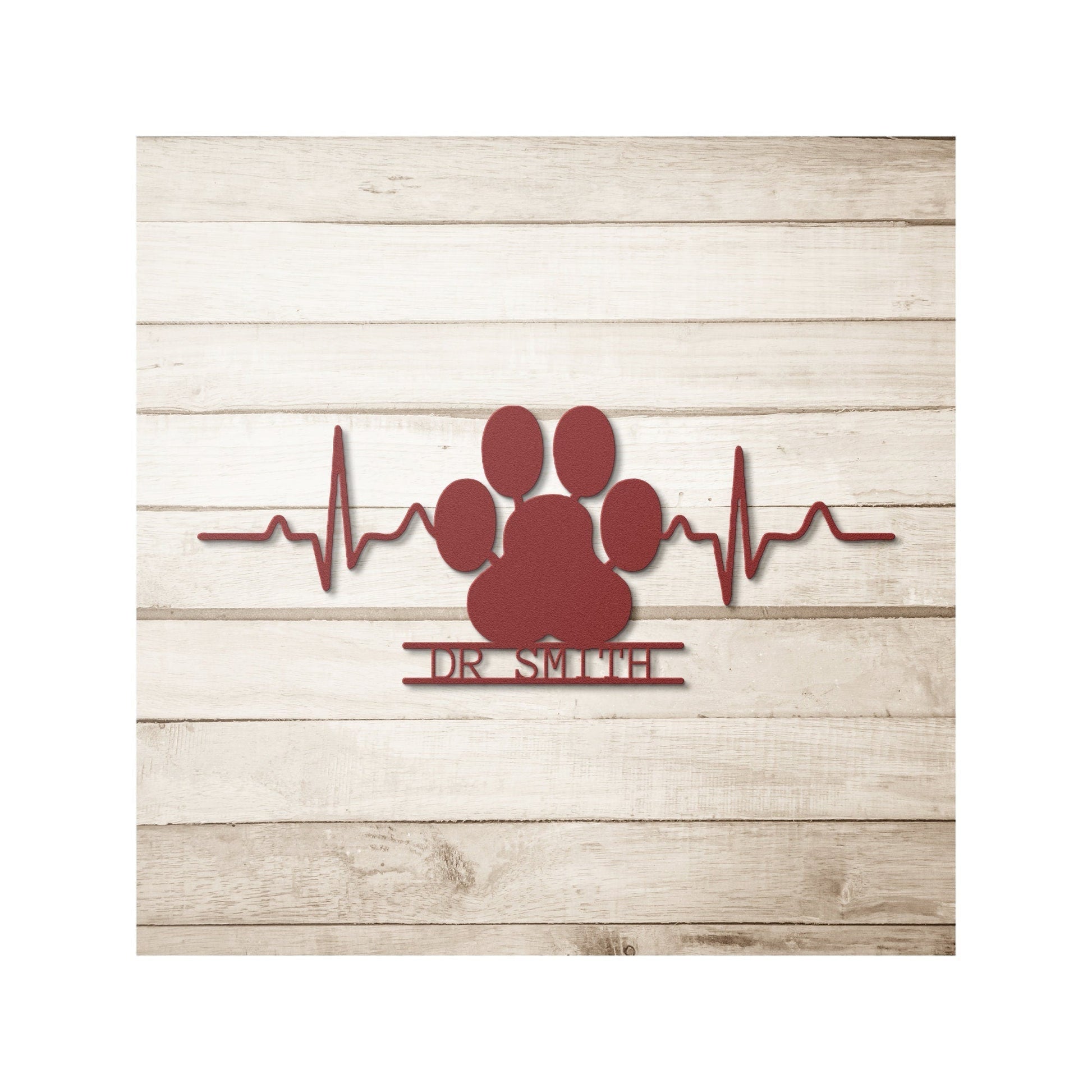 Personalized Veterinary Metal Sign, Gift For Vet, Vet Name Sign, Custom Veterinarian Sign, Animal Lovers Gift, Veterinary Gift, Vet Room Art