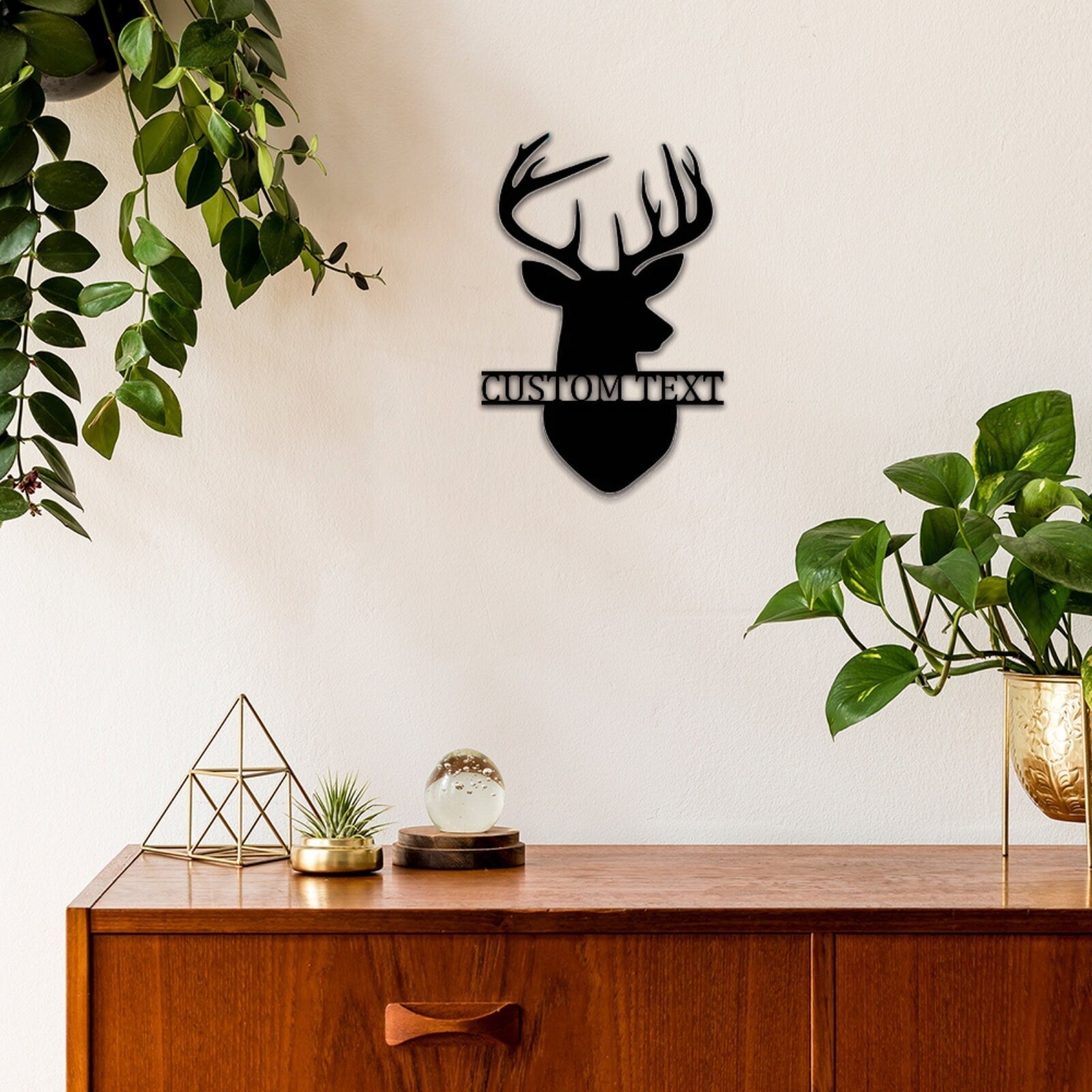 Deer Hunting Metal Sign,Personalized Deer Metal Art,Custom Deer Wall Decor,Deer Hunter Wall Hanging,Gift for Hunter,Deer Monogram