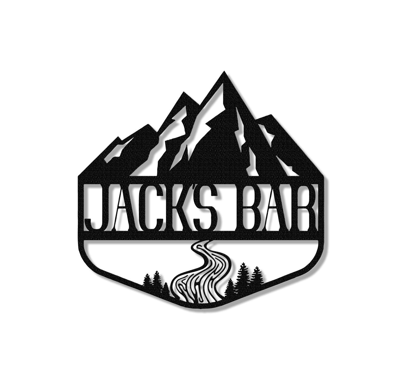 Personalized Bar Wall Art,Bar Metal Sign,Home Bar Decor,Custom Bar Sign Name,bartender gift,Whiskey Decor,Indoor decor