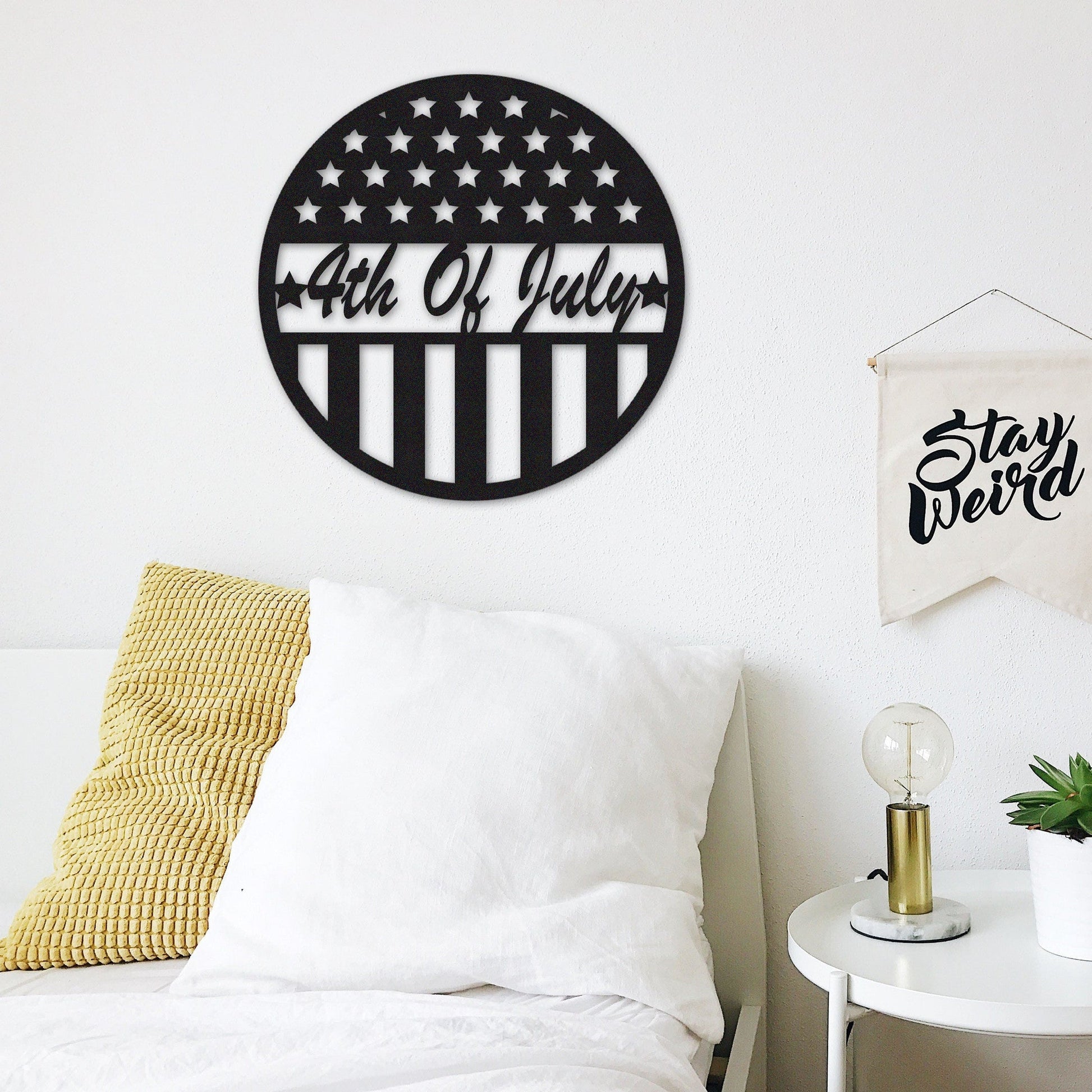 Custom America Flag Sign,4th Of July Sign,Celebration Sign,Welcome Sign,Personalized Last Name Sign,Front Door Hanger,Family Name Sign