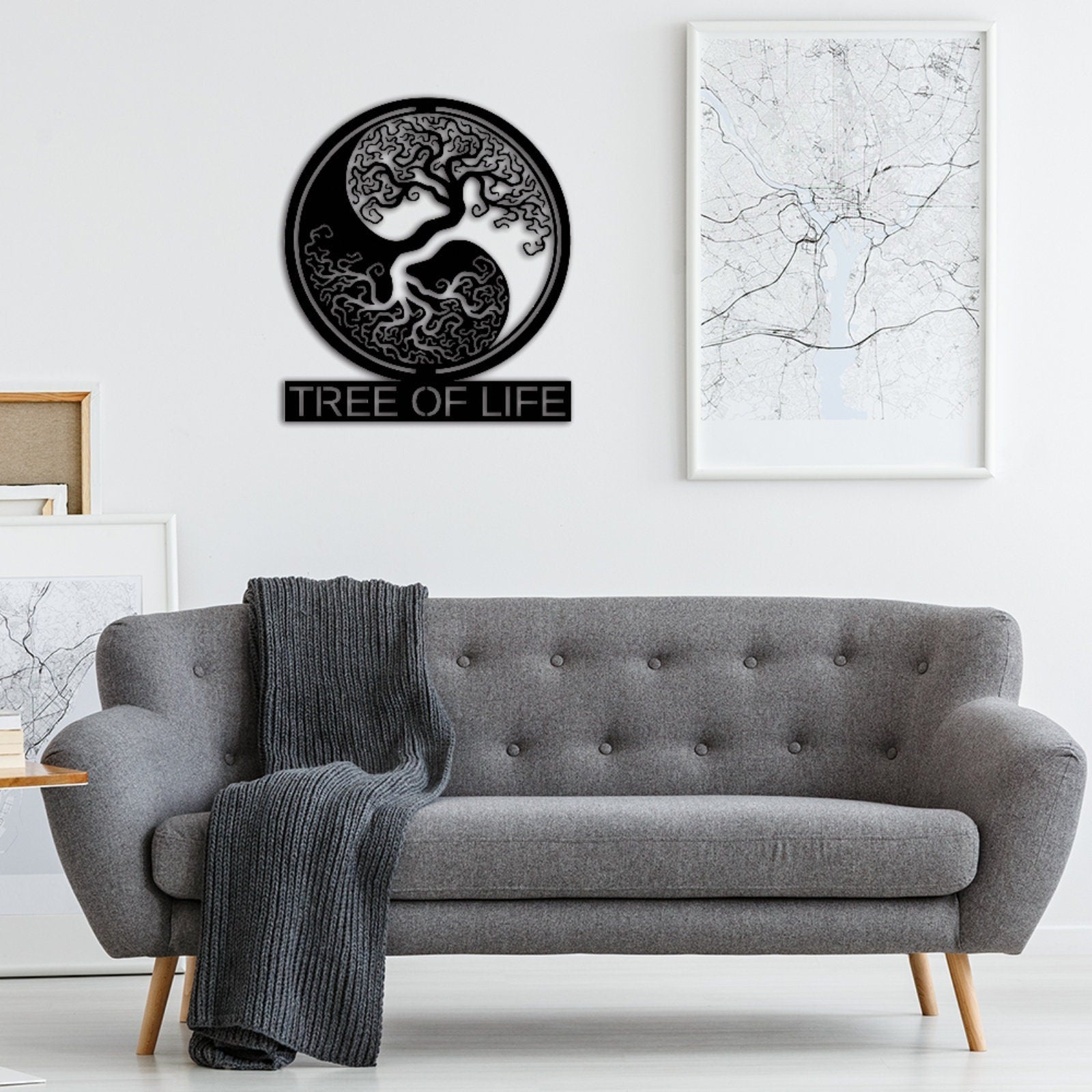 Custom Tree of Life Wall Art,Personalized Family Name Sign,Housewarming Gift,Living Room Decor,Front Door Decor,Family Tree Name Sign