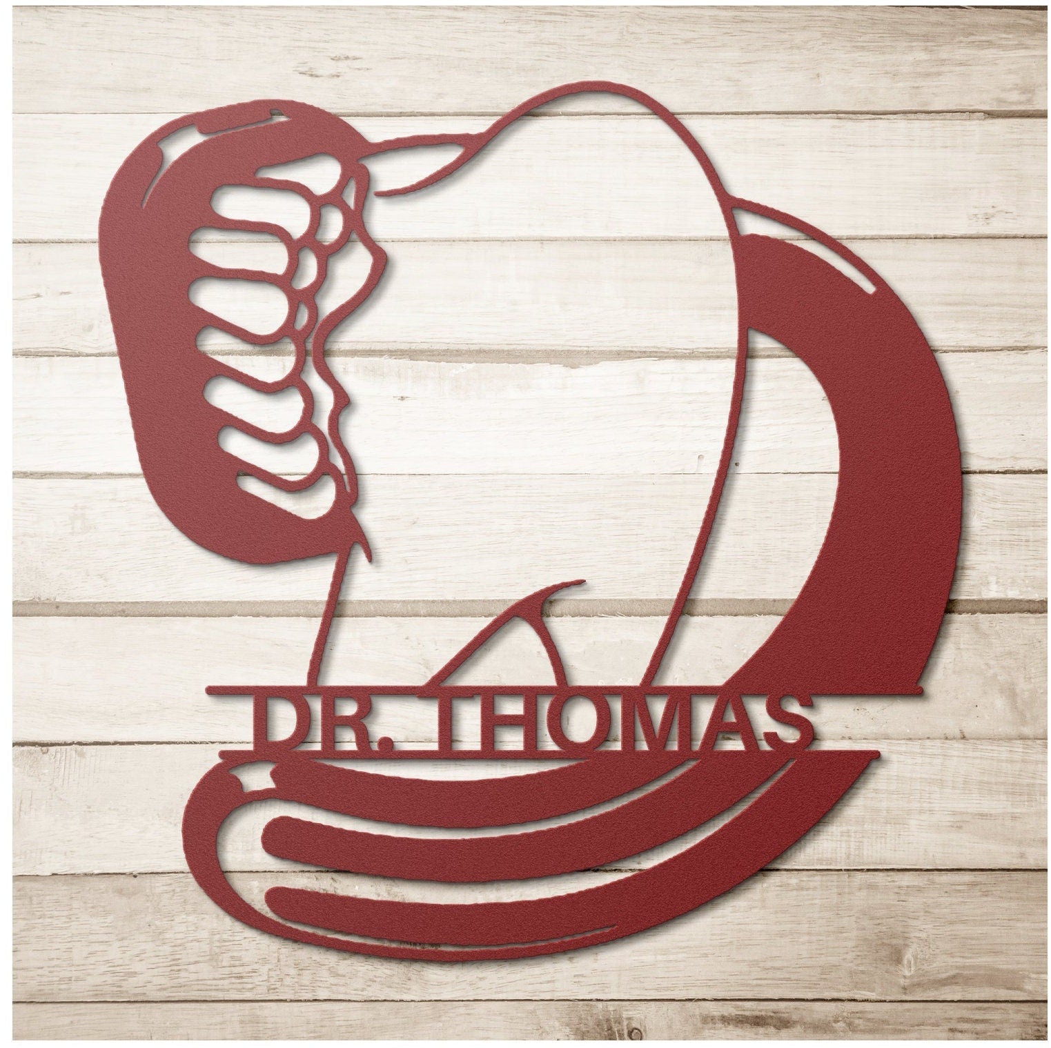 Custom Dentist Metal Sign, Dentist Gift, Dental Office Sign, Personalized Dentist Metal Wall Art, Dentist Graduation Gift, Dentist Decor