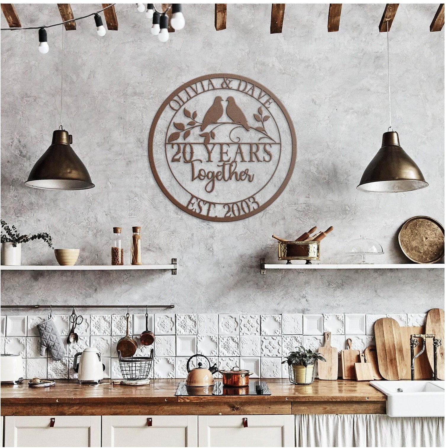 20th Wedding Anniversary Gift, 20th Anniversary Gift For Couple