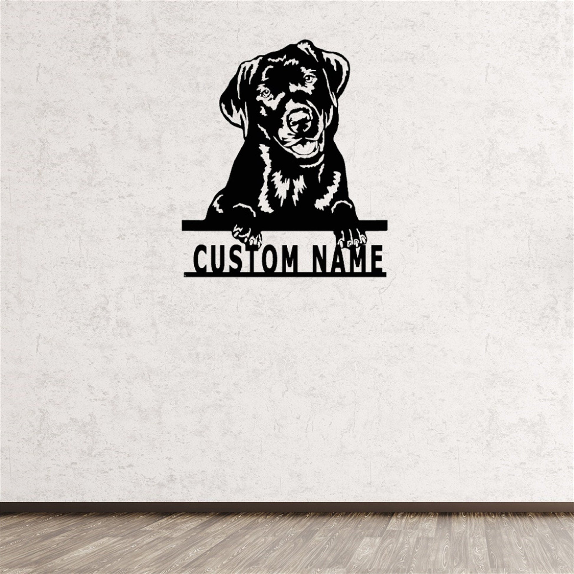 Custom Labrador Sign With Lights,Labrador Retriever Dog Metal Wall Art,Labrador Wall Decor,Personalized Dog Name Signs,Dog Lover Gifts