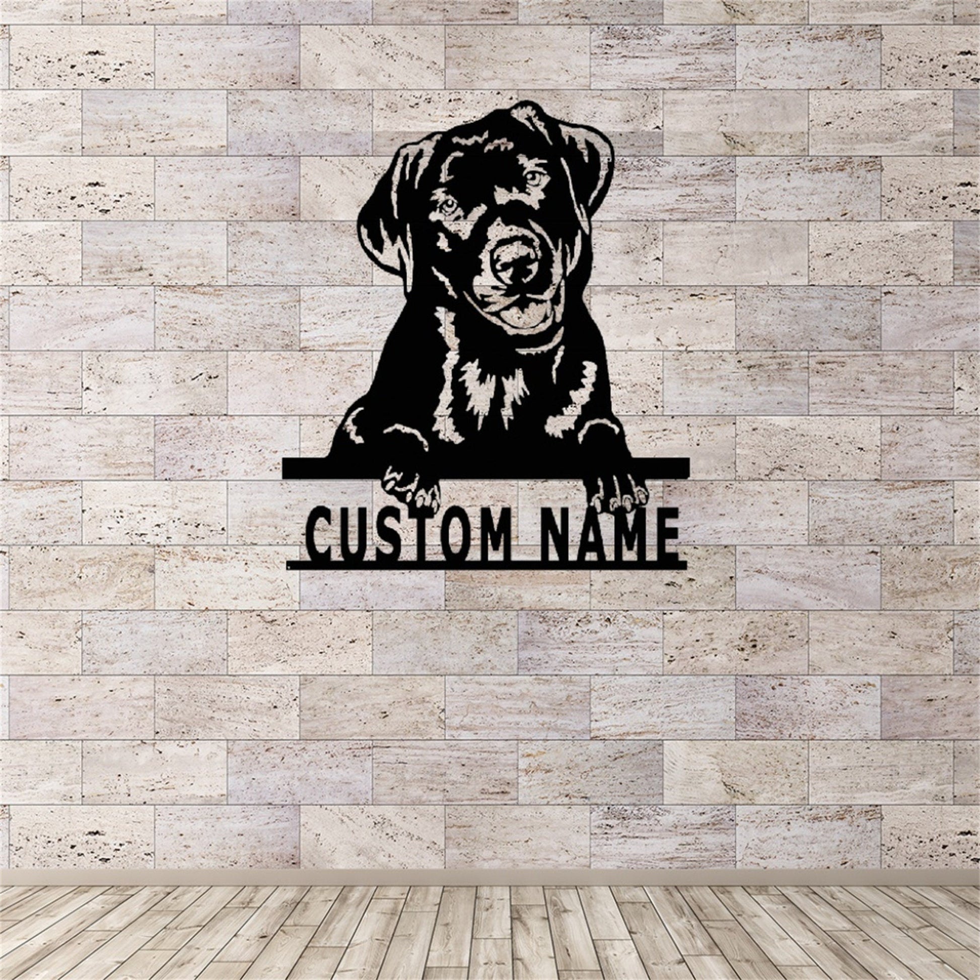 Custom Labrador Sign With Lights,Labrador Retriever Dog Metal Wall Art,Labrador Wall Decor,Personalized Dog Name Signs,Dog Lover Gifts