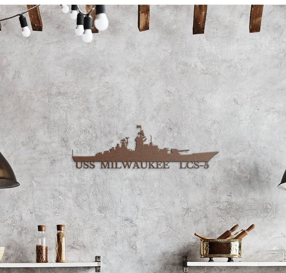 Custom US Navy Ships Metal Sign, Navy Veterans Gift, Navy Gifts For Men, Fathers Day Gift For Navy Dad, Battleship Metal Sign, Personalized