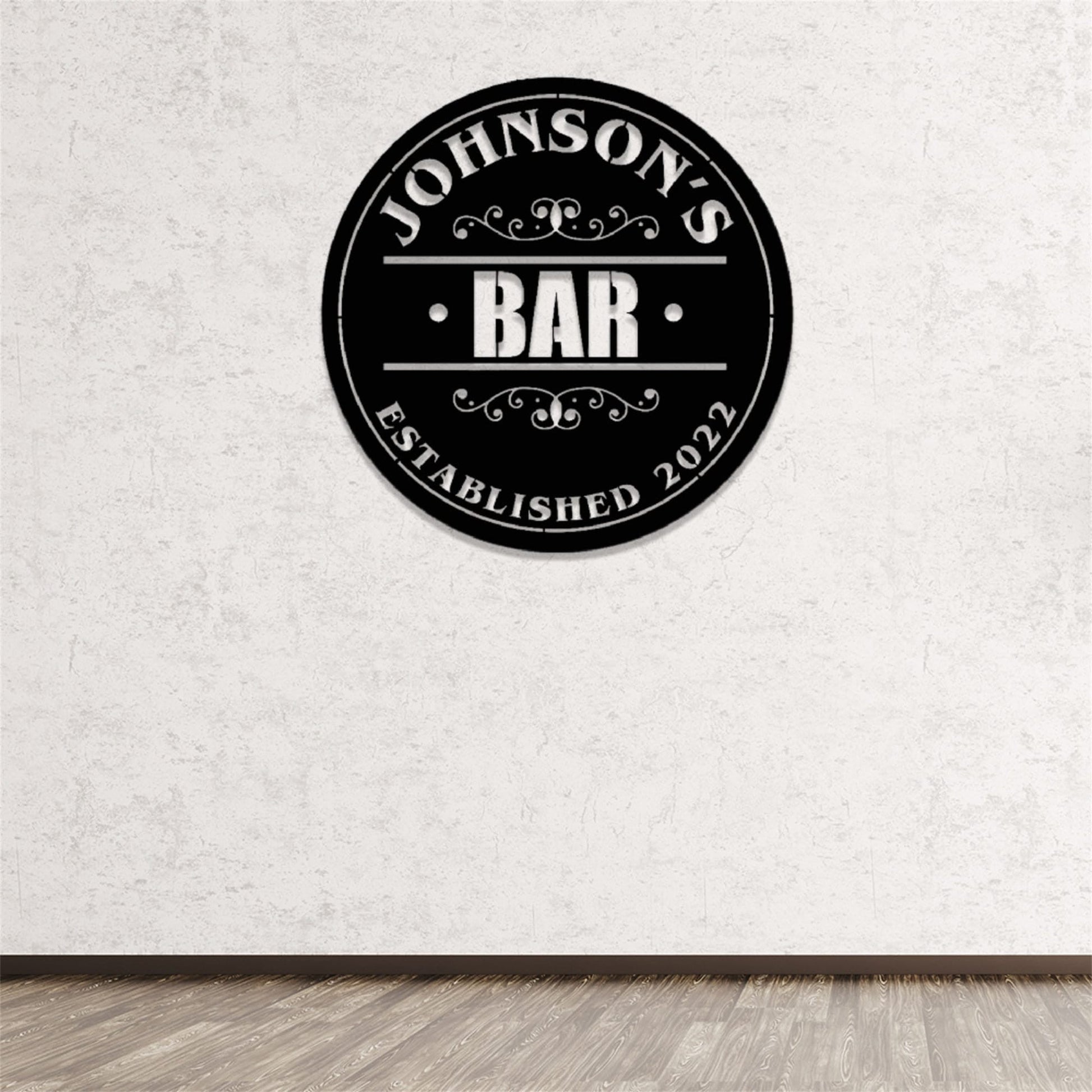 Custom Bar Sign With LED Lights,Personalized Bar Metal Wall Art,Bar Decor,Custom Pub Sign,Man Cave Decor,Outdoor Patio Sign,Outdoor Decor