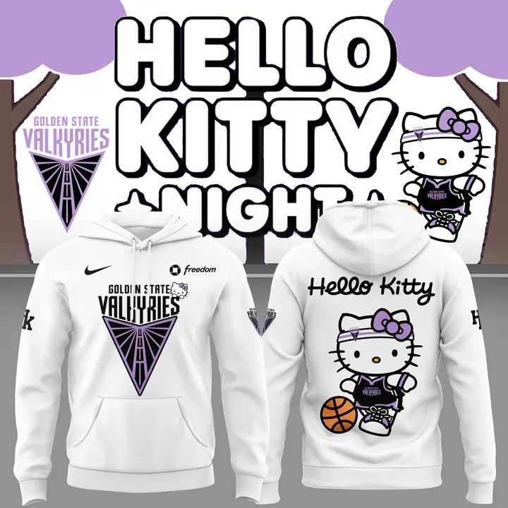 Golden State Valkyries x Hello Kitty Limited Edition 2025 Hoodie ...