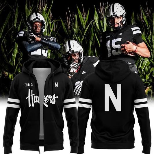 Special New Alternate Dark Mode Helmet Logo Zip Hoodie In Black