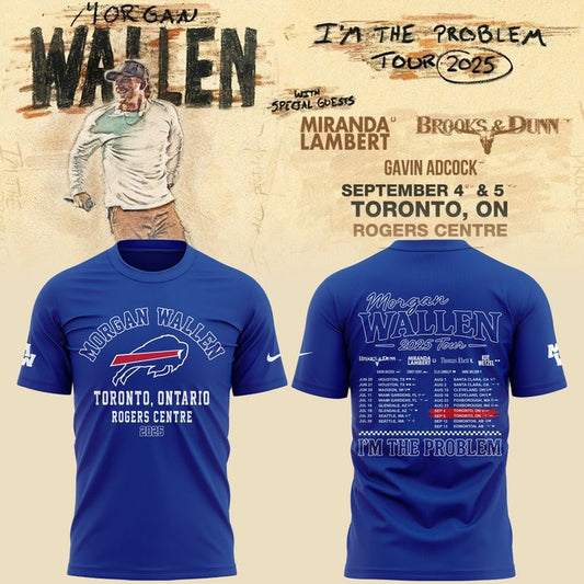 Exclusive Morgan Wallen x Buffalo Bills T-Shirt 2025 For Fans!