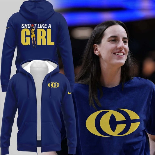 Caitlin Clark - Her Logo New Zip Hoodie Indiana Fever WNBA