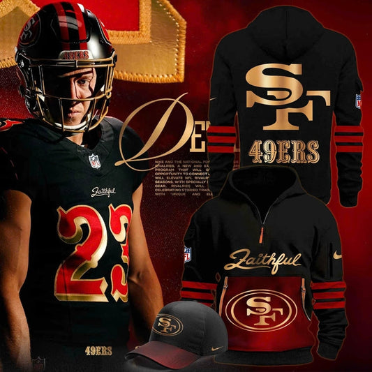 San Francisco 49ers Unveil Rivalry Uniform H115 Hoodie 2025 Black