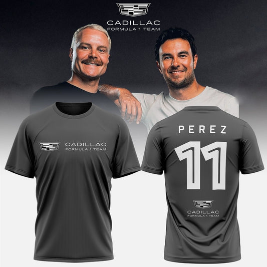 SERGIO PEREZ CADILLAC T-SHIRT (Gray)