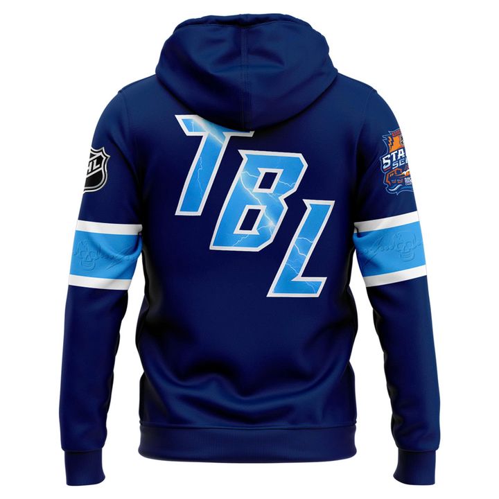 Men's Tampa Bay Lighting 2026 NHL Stadium Series Blue Long Sleeve Anthem Hoodie