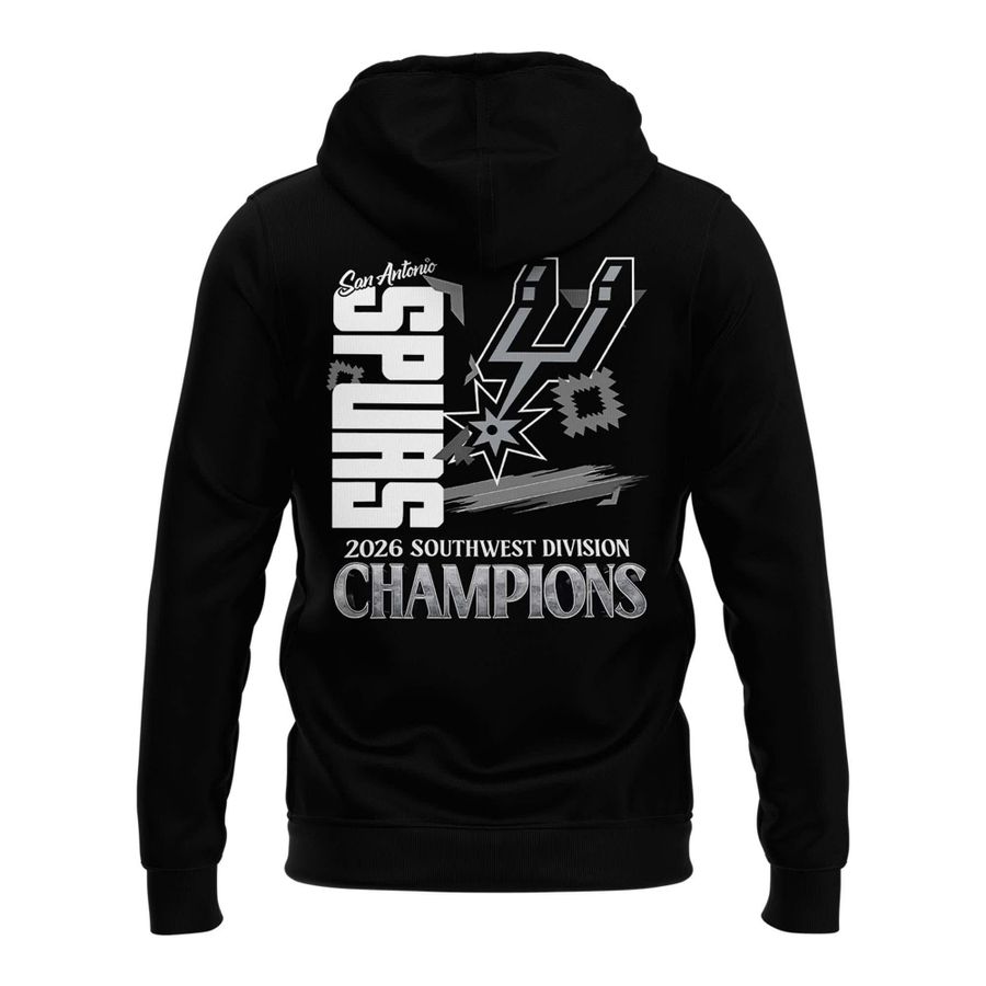 Special 2026 Southwest Division Champions San Antonio Spurs Hoodie