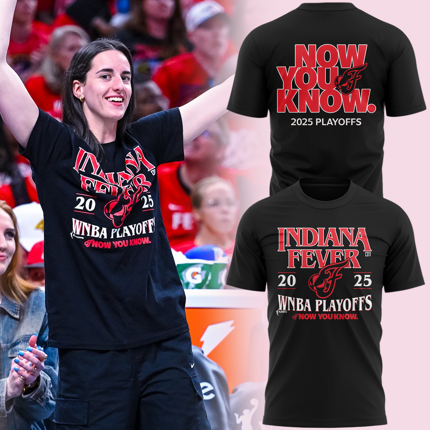 Special New Edition Indiana Fever WNBA Playoff T-Shirt 2025