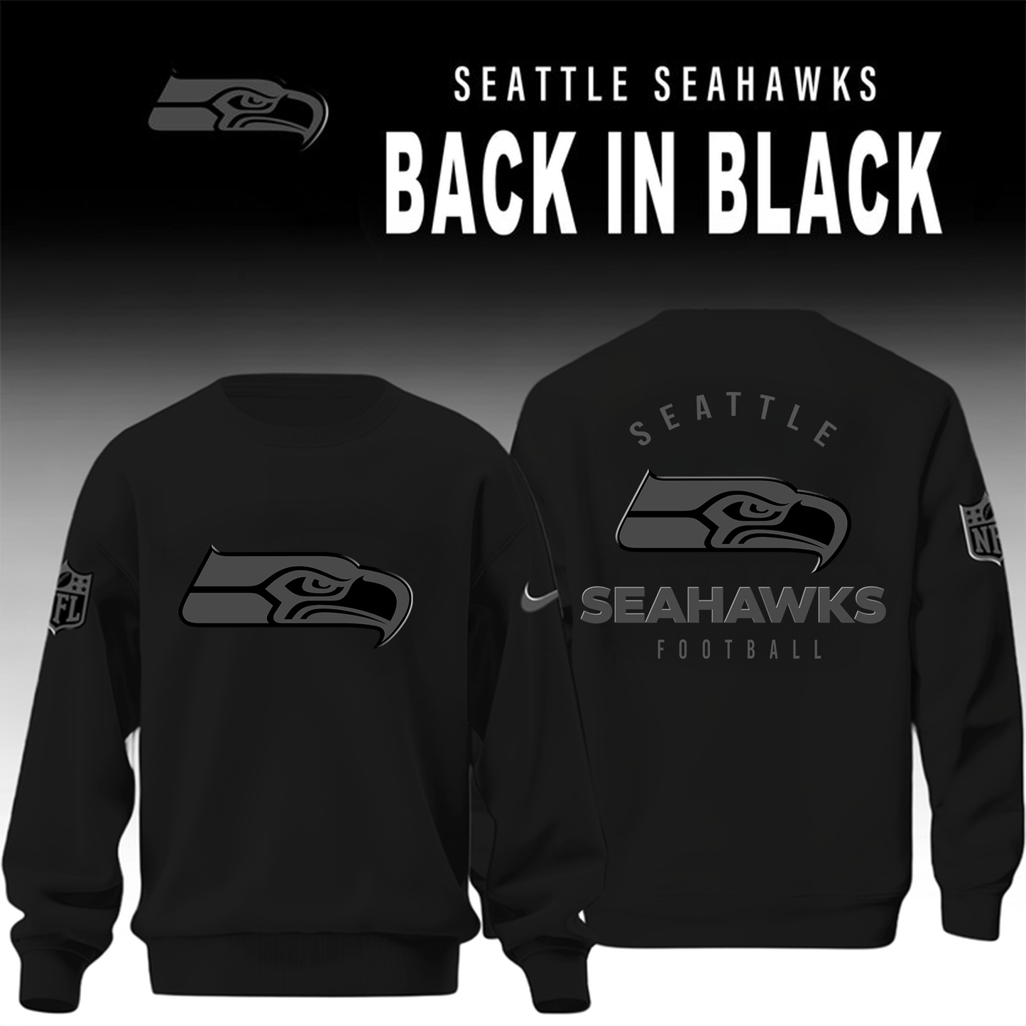 Seattle Seahawks 2026 Back In Black Limited Edition Shirt