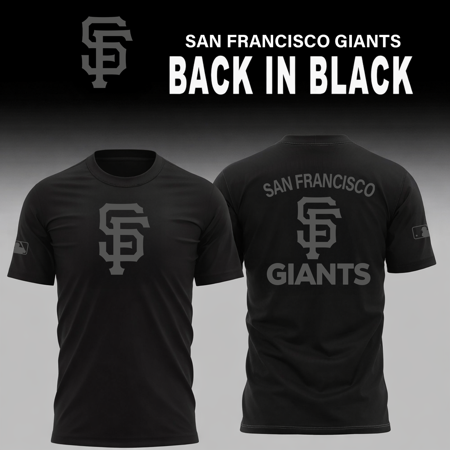 San Francisco Giants 2026 Back In Black Limited Edition T-Shirt