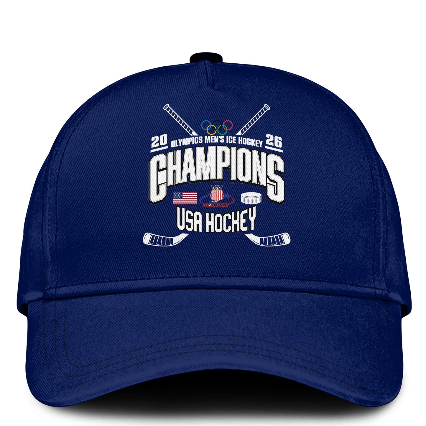 , Team USA 2026 Olympic Men’s Ice Hockey Champions ZipHoodie Limited Edition Blue