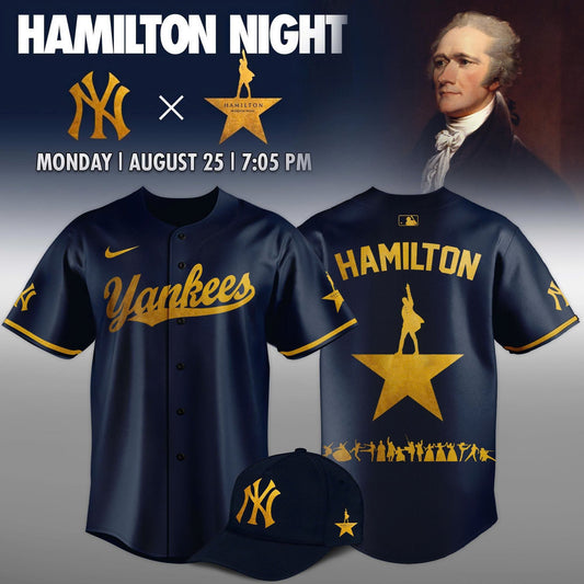 New York Yankees MLB x Hamilton Night 2025 Limited Edition Jersey