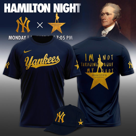 New York Yankees MLB x Hamilton Night 2025 Limited Edition T-Shirt