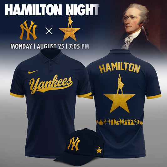 New York Yankees MLB x Hamilton Night 2025 Limited Edition Polo