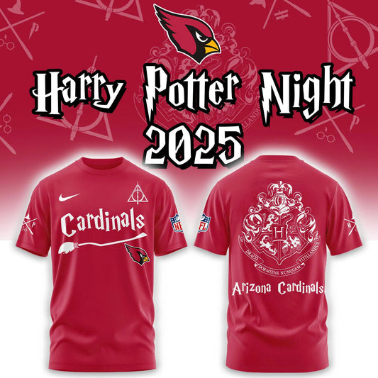 Arizona Cardinals Harry Potter 2025 Combo T-Shirt