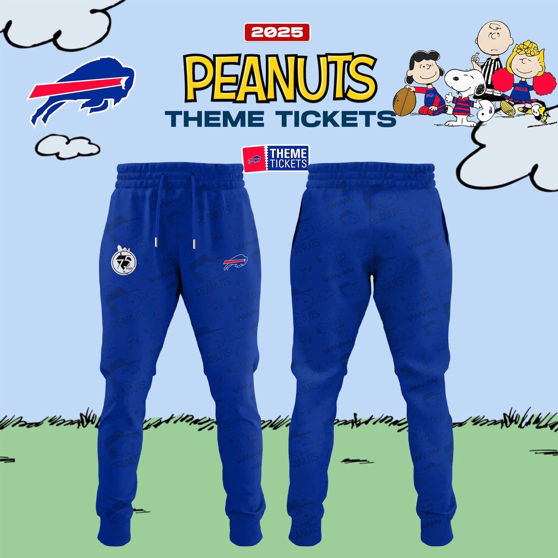 Buffalo Bills x Peanuts Limited Editions 2025 Hoodie